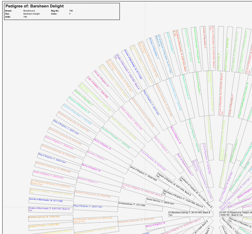 Circular pedigree